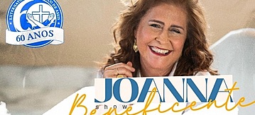 Banner do show da cantora Joanna