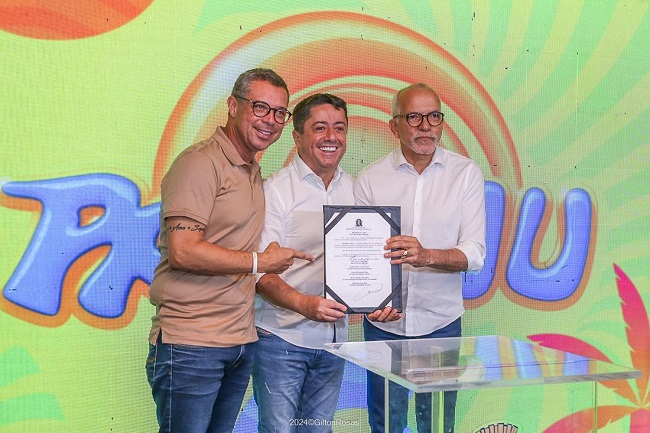 Governador Fábio Mitidieri, Fabiano e  prefeito Edvaldo Nogueira