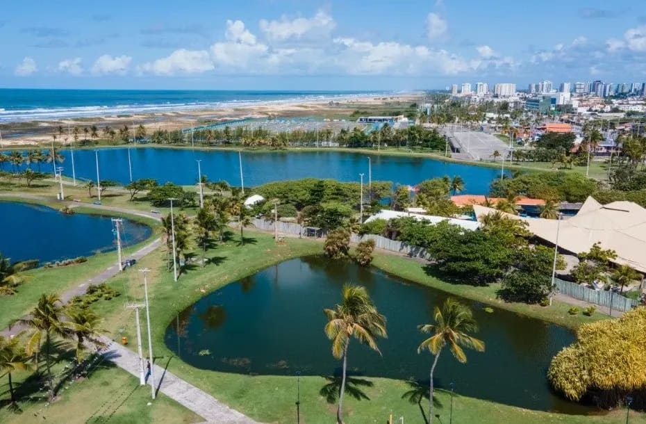 Vista aérea Orla da Atalaia - Aracaju