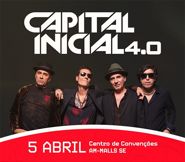 Banner do show Capital Inicial em Aracaju