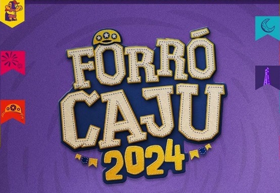 Banner programação do Forró Caju