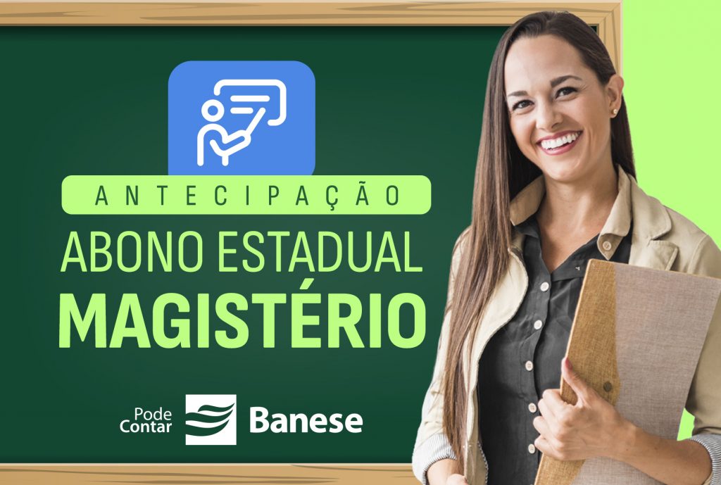 Banner abono para o magistério Banese