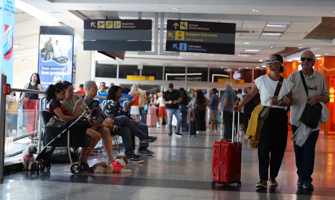 Saguão do aeroporto