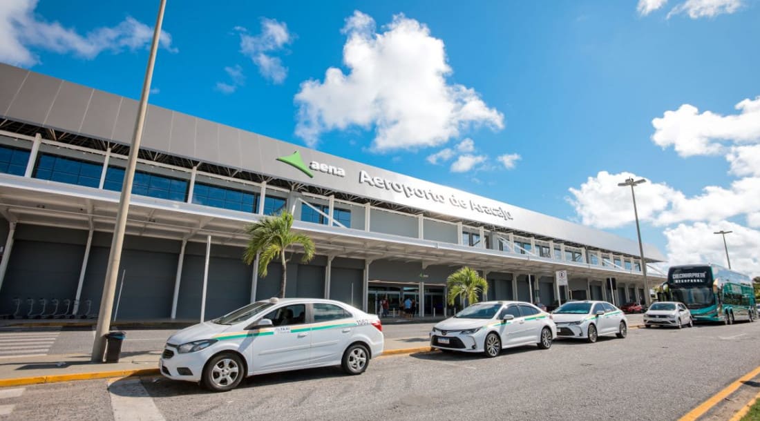 Fachada do Aeroporto Internacional de Aracaju – Santa Maria