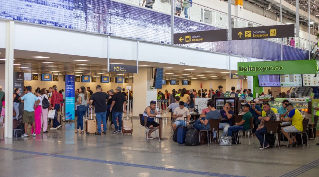 Saguão do aeroporto de Aracaju