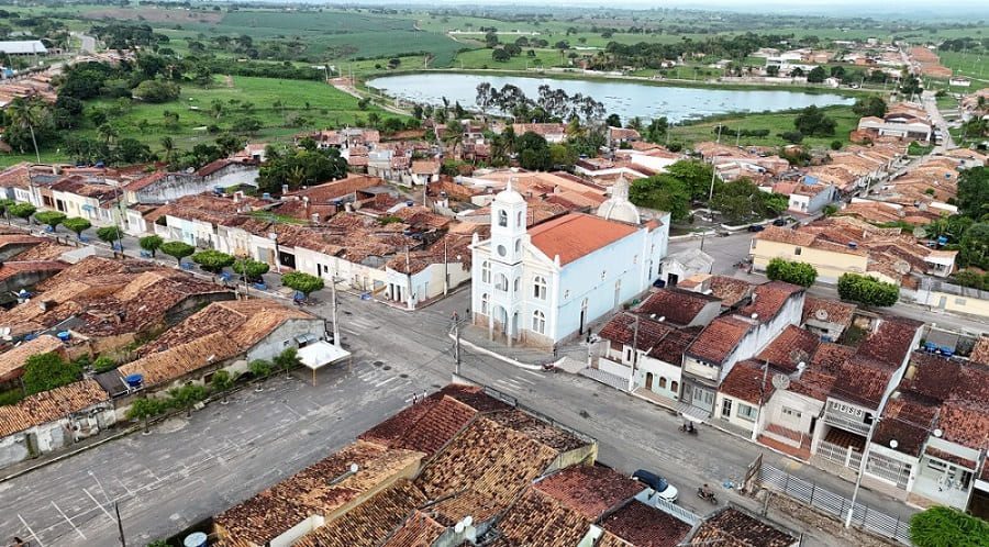 Cidade de Aquidabã, vista aérea