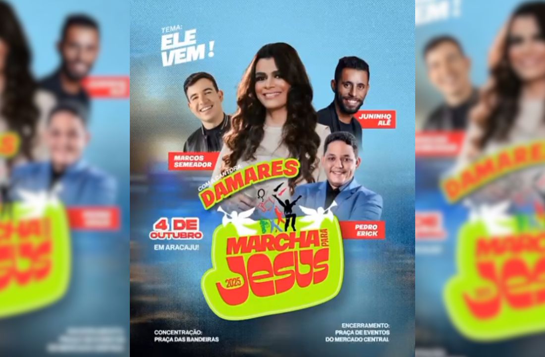 Card: Marcha para Jesus 2025 em Aracaju