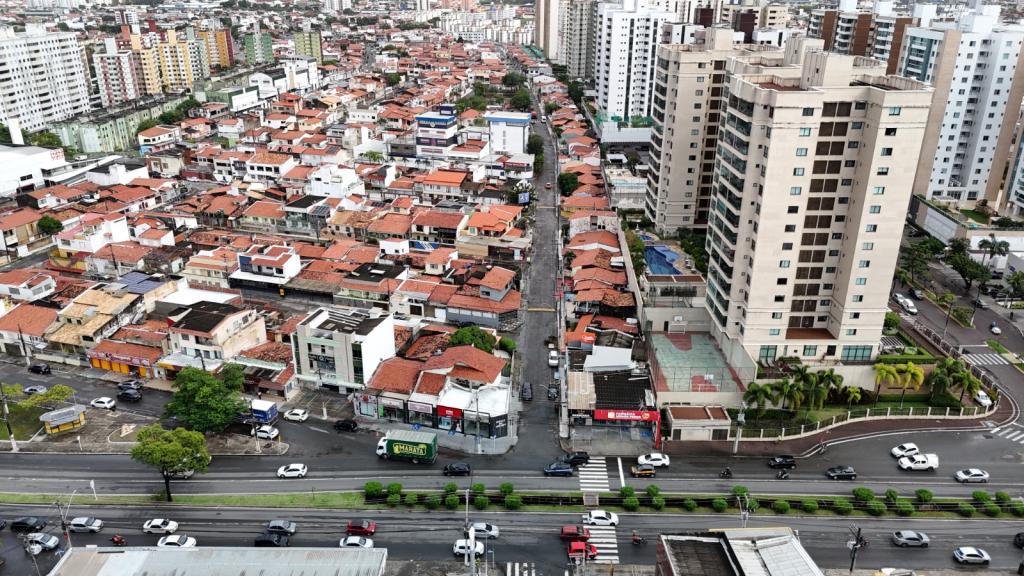 Vista aérea do Bairro Luzia
