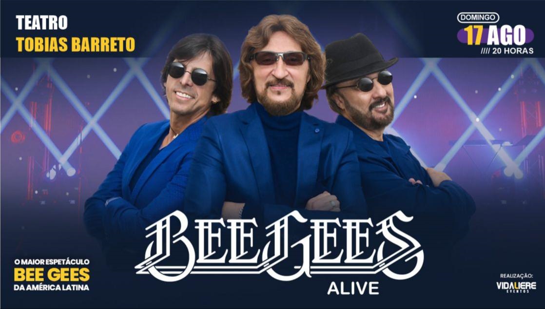 Card: Bee Gees Alive em Aracaju