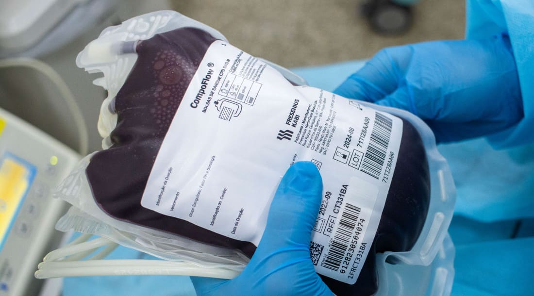 Bolsa de coleta de sangue