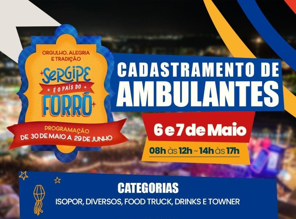 Card - cadastramento de comerciantes, área externa do Arraiá do Povo