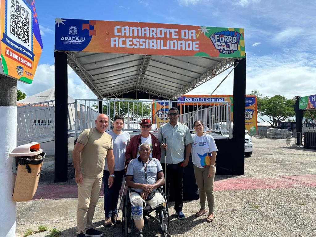 Camarote da Acessibilidade do Forro Caju no Augusto Franco
