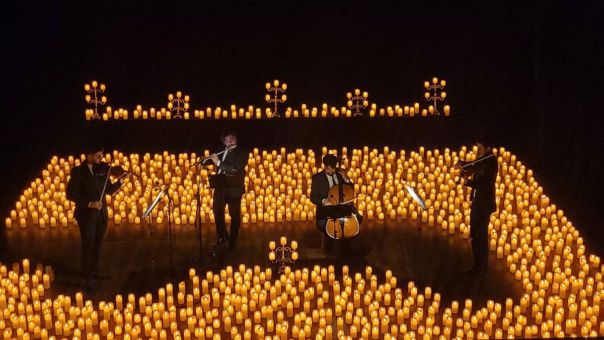 Candlelight no palco