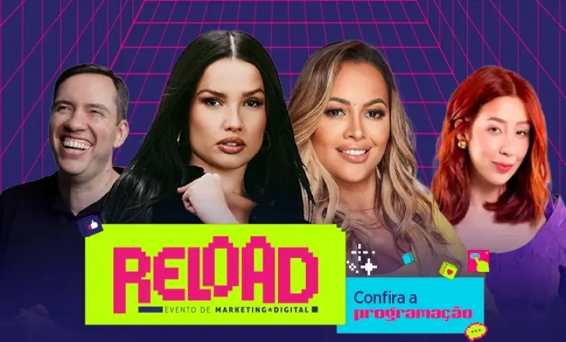 Card: Reload 2025, marketing digital, Sergipe