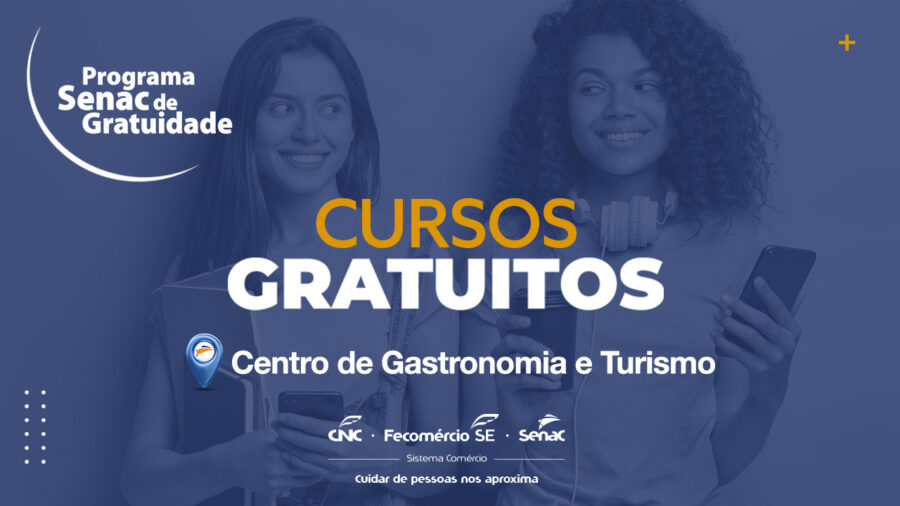 Card: cursos em Gastronomia e Turismo em Aracaju
