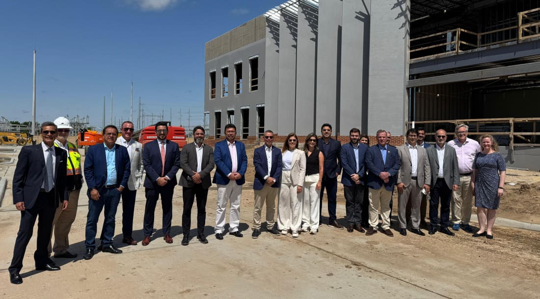 Comitiva de Sergipe e representantes da Optimus Technology Group
