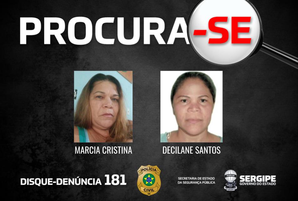 Decilane Santos Andrade e Márcia Cristina Santos Bispo