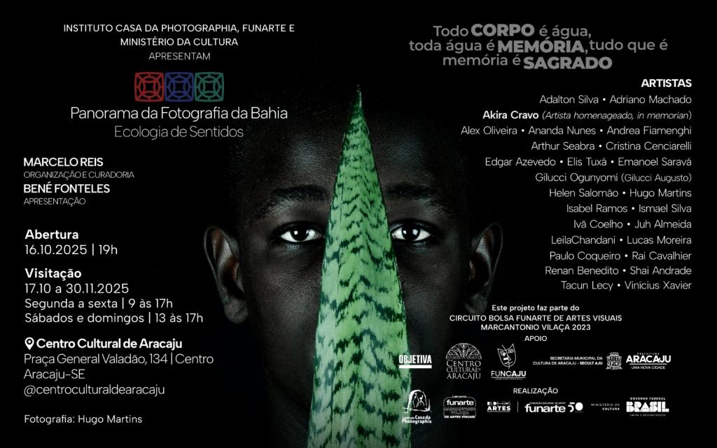 Card: Ecologia dos Sentidos Panorama da 3ª Geração da Fotografia da Bahia