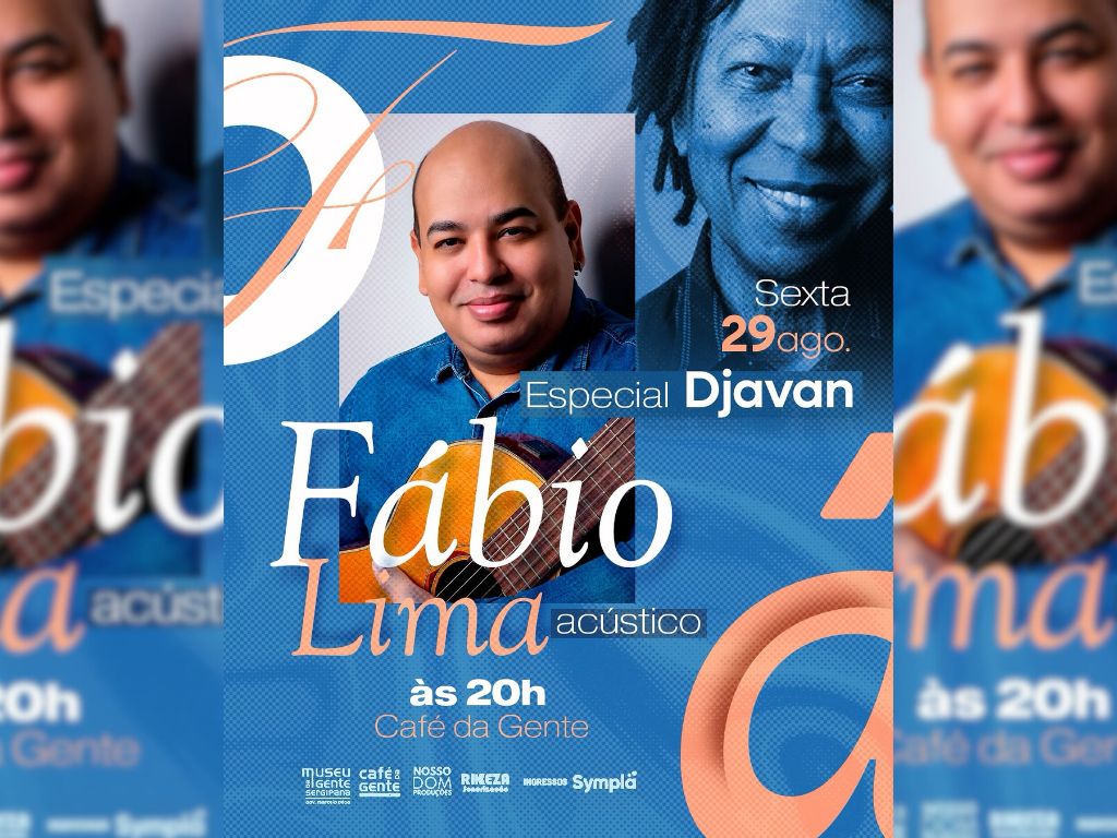 Banner: Fábio Lima apresenta tributo acústico a Djavan
