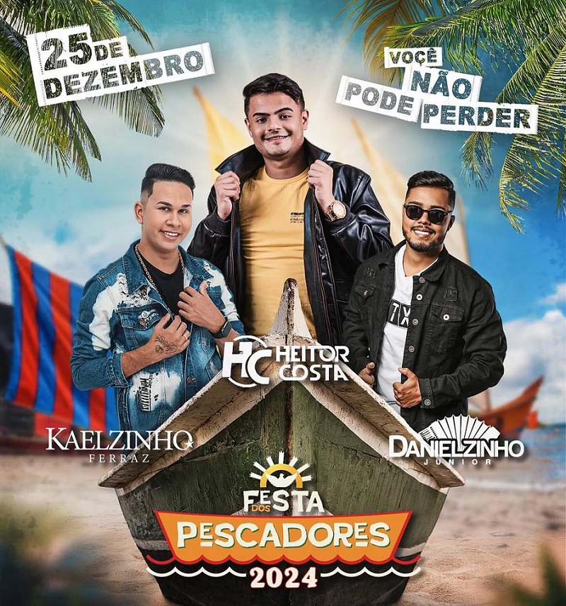 Banner: 45ª Festa dos Pescadores de Indiaroba