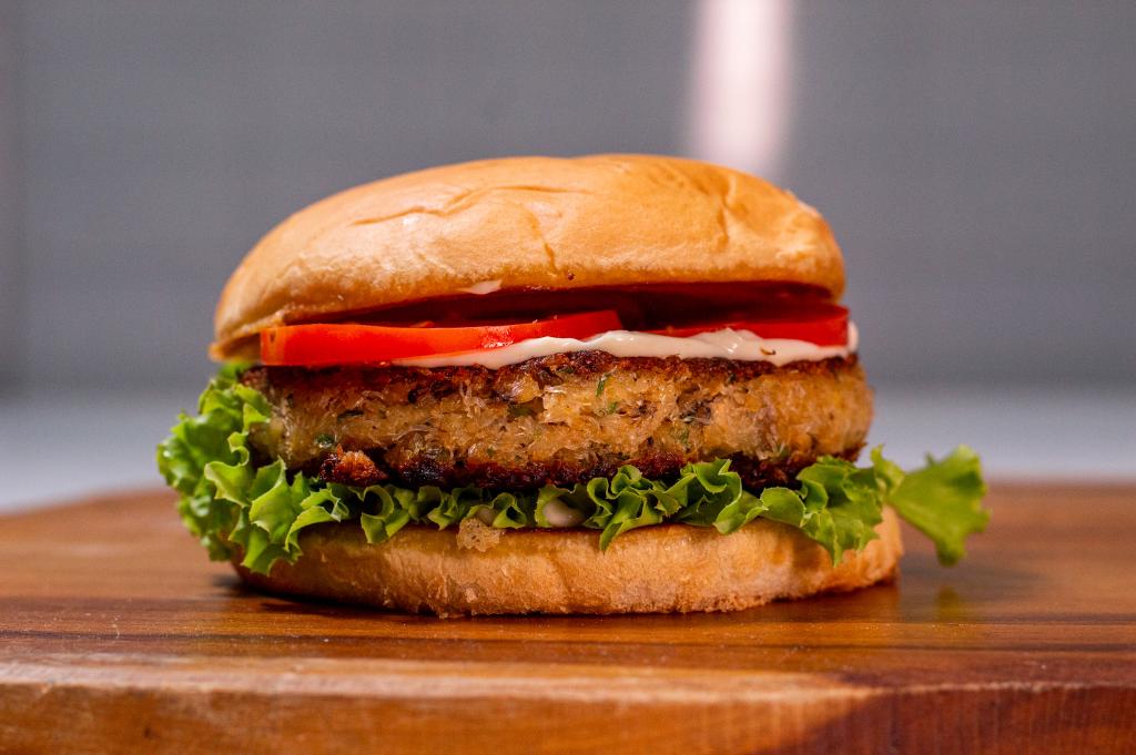 Hambúrguer de Caranguejo