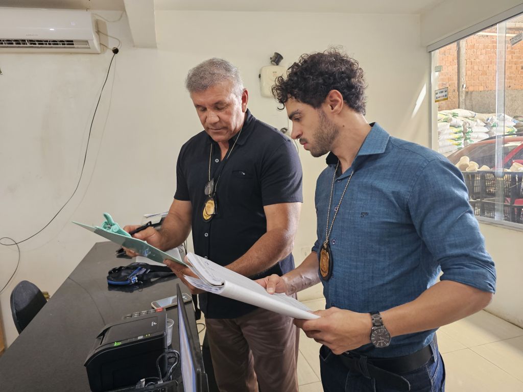 Dois Auditores fiscais trabalhando