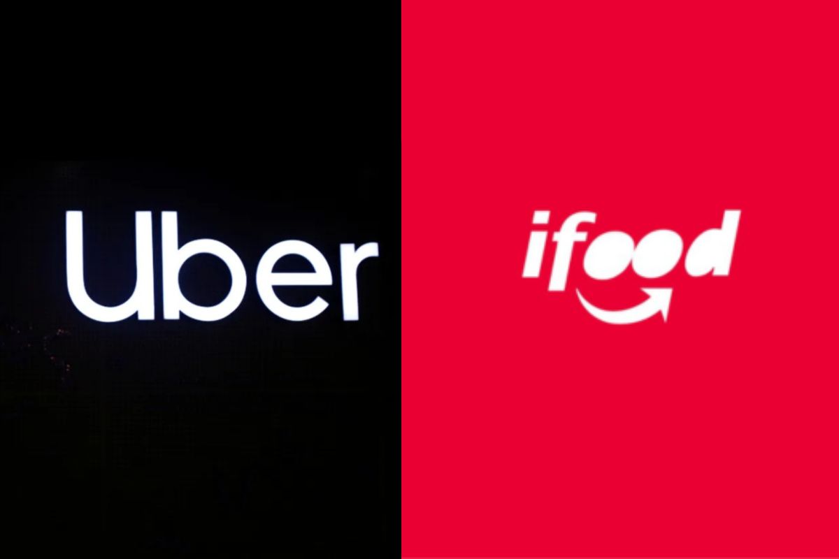 App do Ifood e Uber