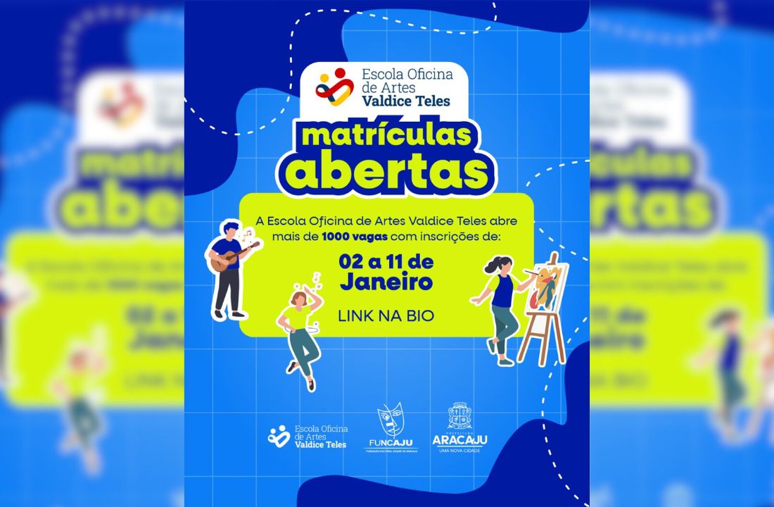 Card: Funcaju abre inscriçõe em oficinas artísticas