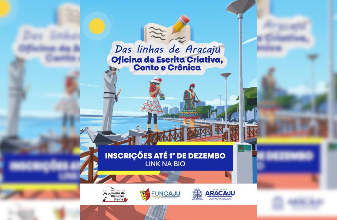 Card: inscrições para oficinade escrita criativa 