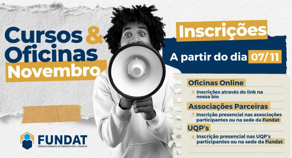 Fundat - cursos e oficinas