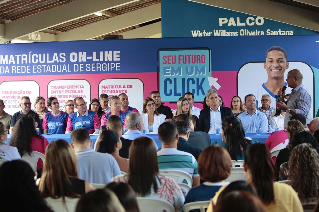 Governo de Sergipe anuncia matrículas para rede estadual de ensino