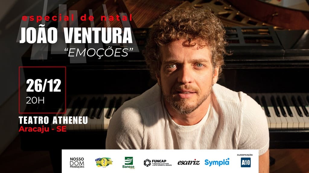 João Ventura se apresenta no Teatro Atheneu