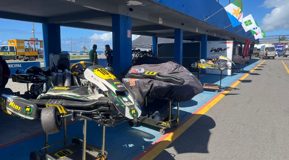 Karts já estão sendo montados para a competição / Foto: Autimira Menezes/Setur