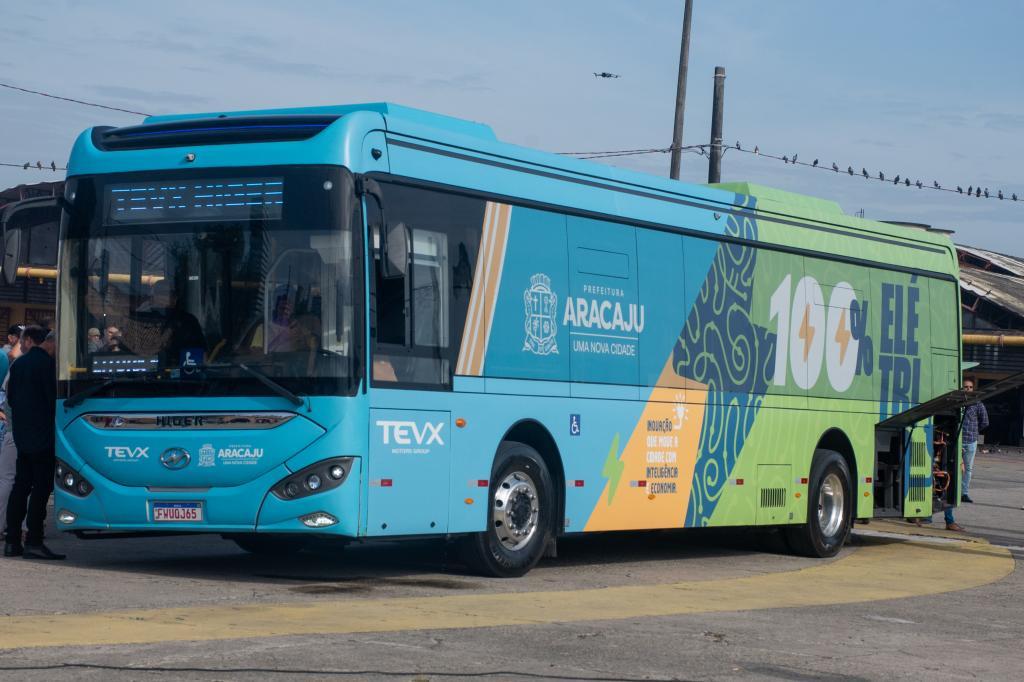 Ônibus elétrico em Aracaju