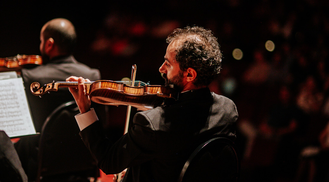 Violista na Orquestra Sinfônica de Sergipe 
