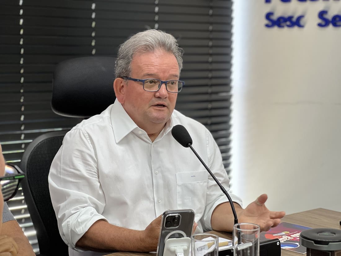Presidente do Sistema Fecomércio-Sesc-Senac, Marcos Andrade.