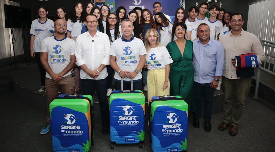 Estudantes do programa "Sergipe no Mundo"