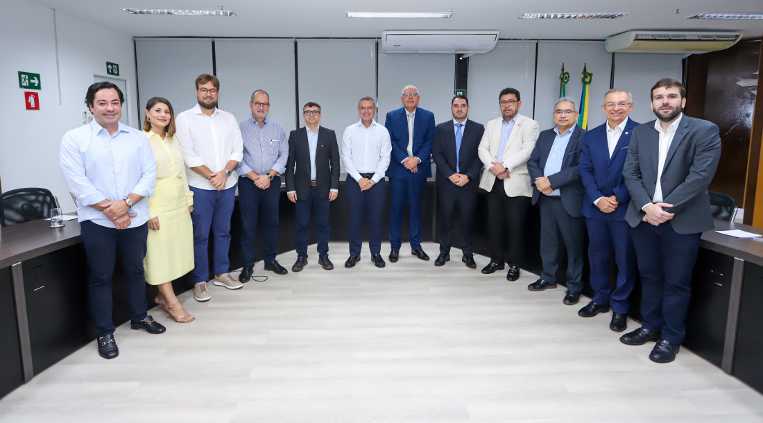 Reunião do Governo de Sergipe com representantes da empresa Engeman