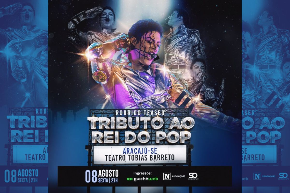 Card do 'Tributo ao Rei do Pop'