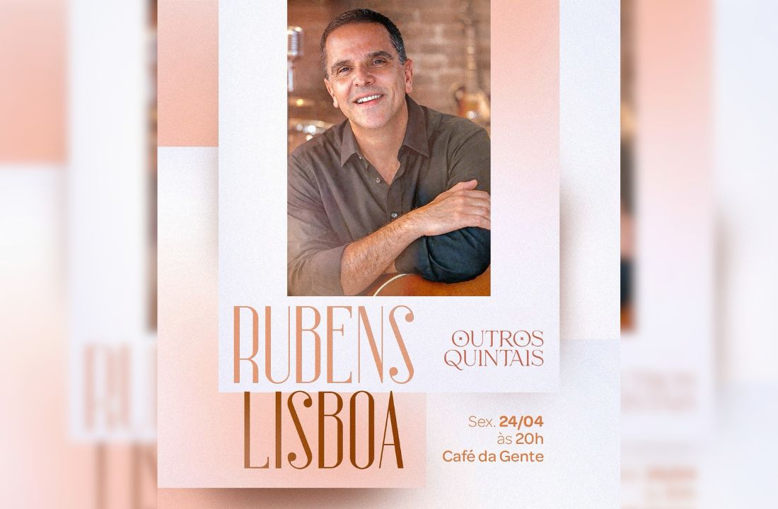 Card: Rubens Lisboa apresenta show de MPB no Café da Gente 