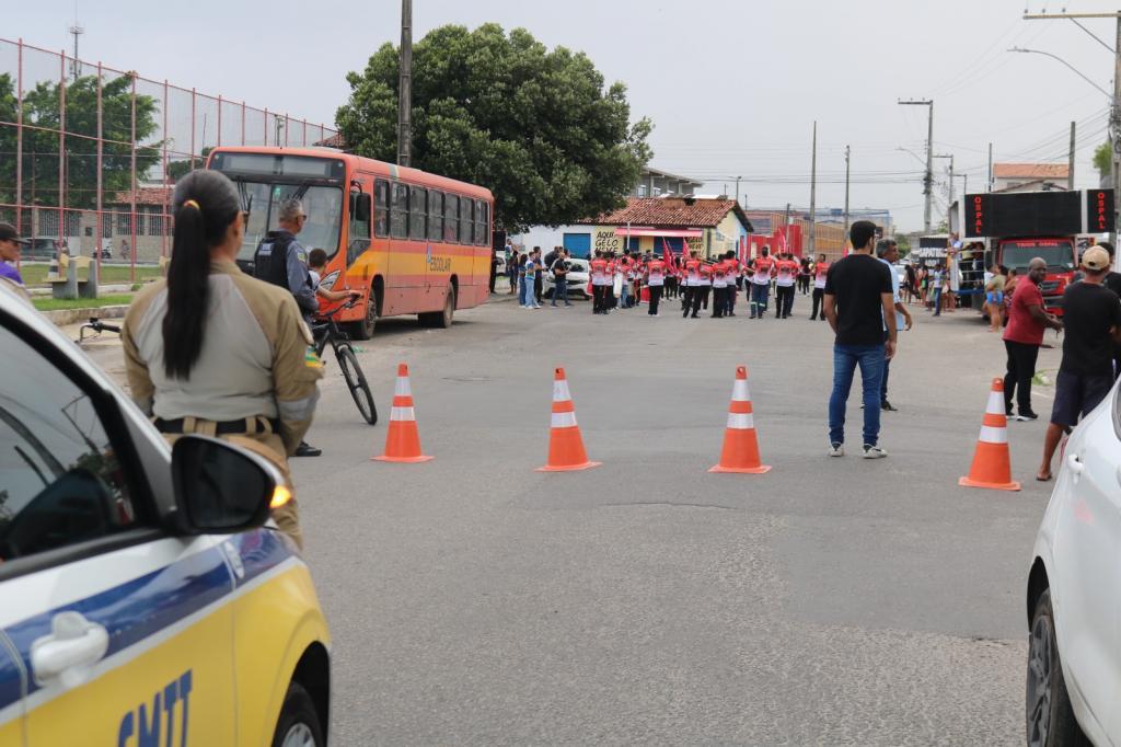 SMTT em um evento de rua em Aracaju