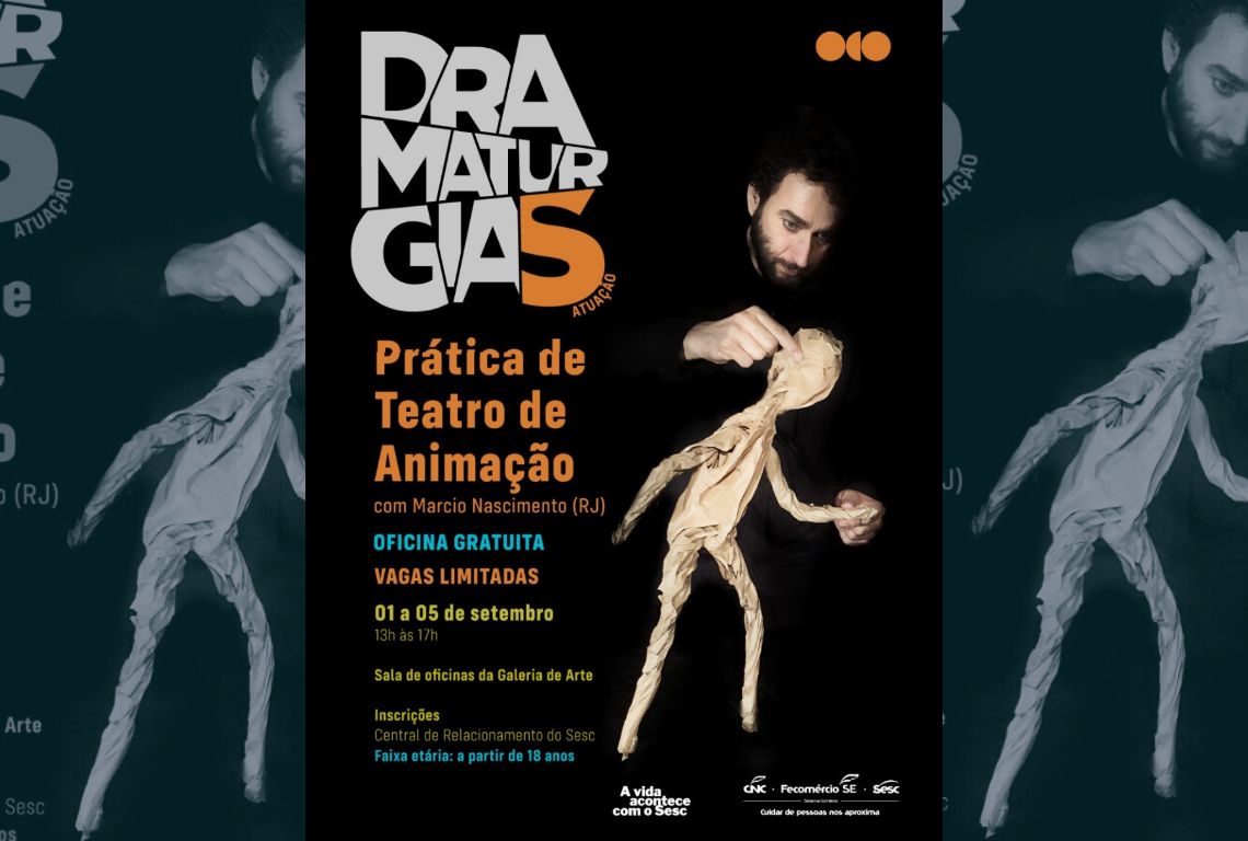 Banner: Sesc Dramaturgias 2025