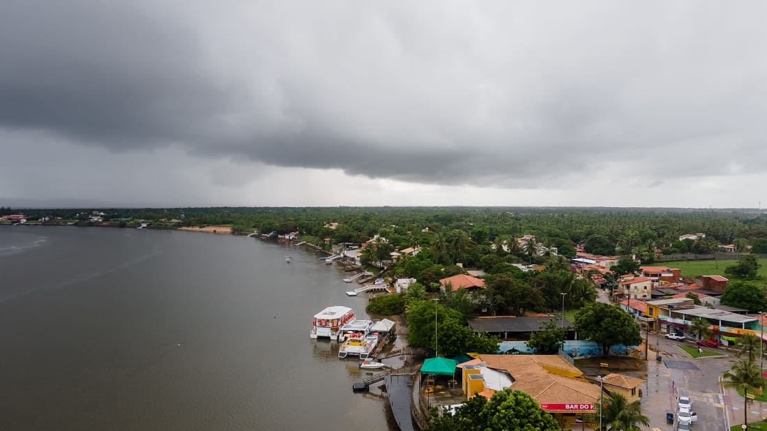 Tempo nublado em Sergipe