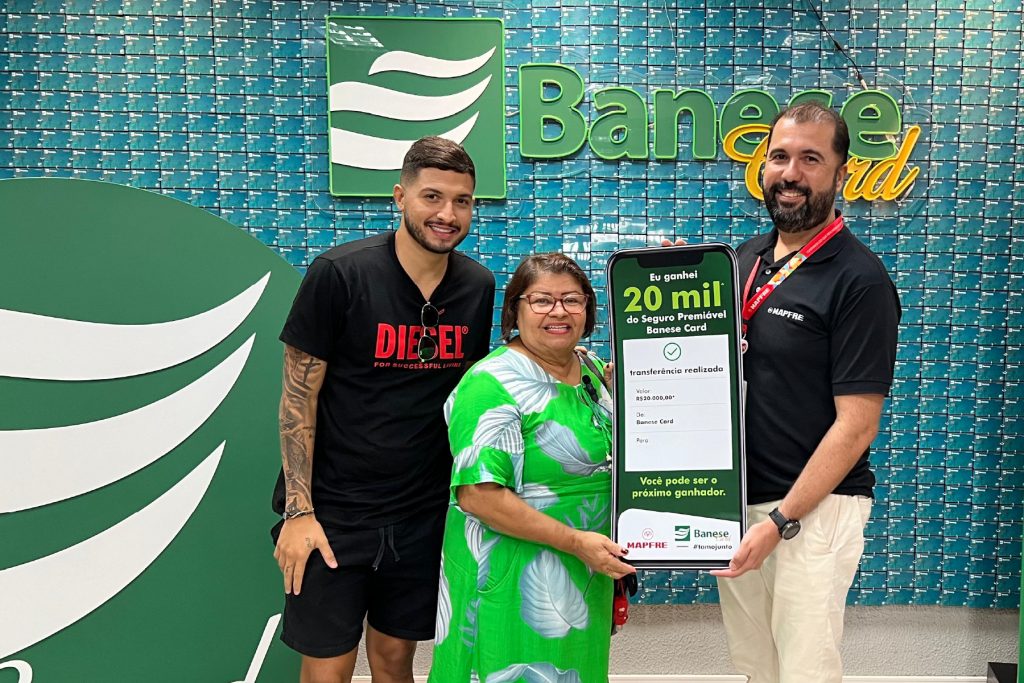 Ganhadora do Seguro Premiável Banese Card