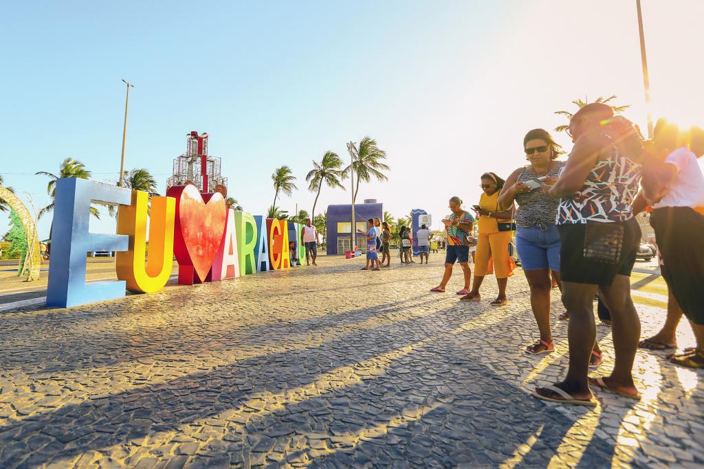 Turistas na Orla de Atalaia, Aracaju