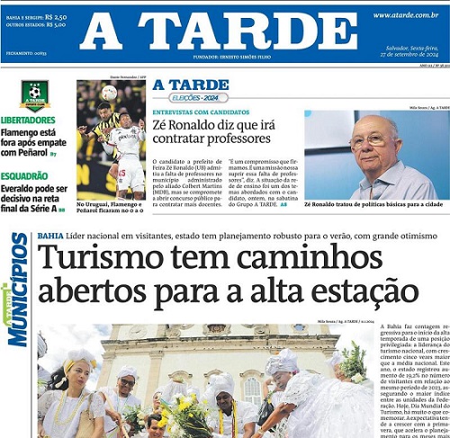 Capa do jornal Correio Braziliense