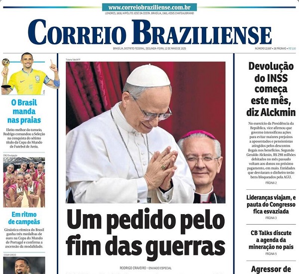 Capa do jornal O Estado de São Paulo