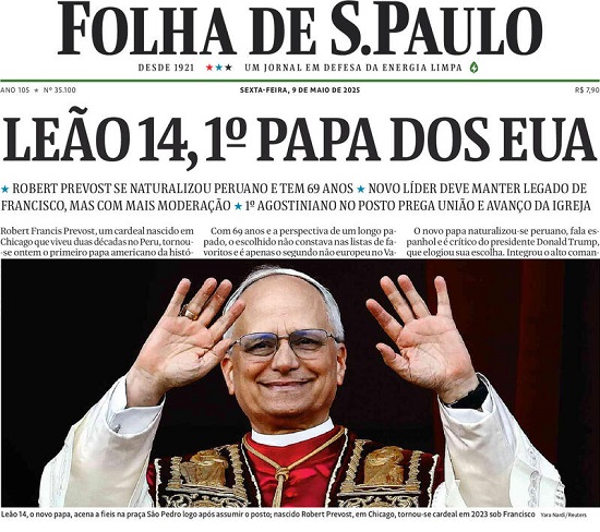 Capa do jornal O Estado de São Paulo
