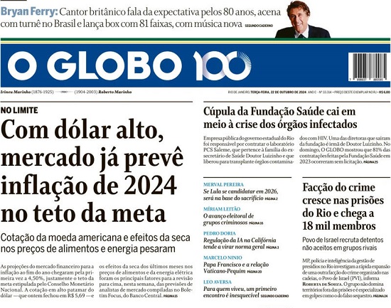 Capa do jornal Correio Braziliense