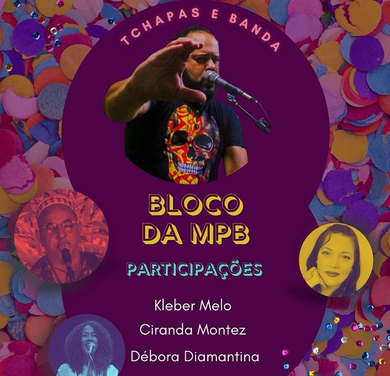 Banner do Café da Gente Sergipana, "Bloco da MPB"